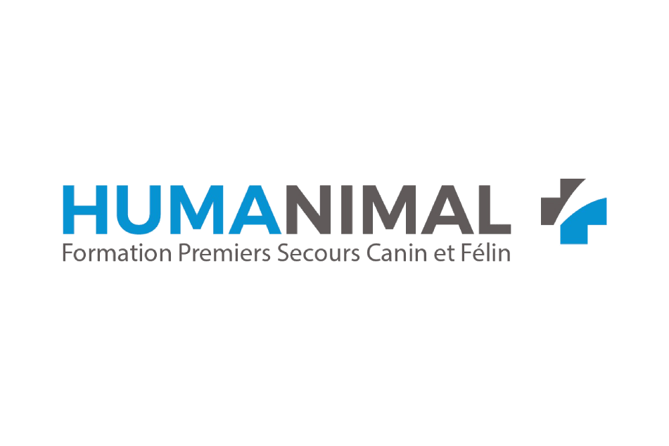 Logo Humanimal, en référence aux formations suivies en premiers secours chat et chien.